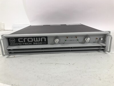 Amcron アムクロン MACRO-TECH 3600VZ PAアンプ