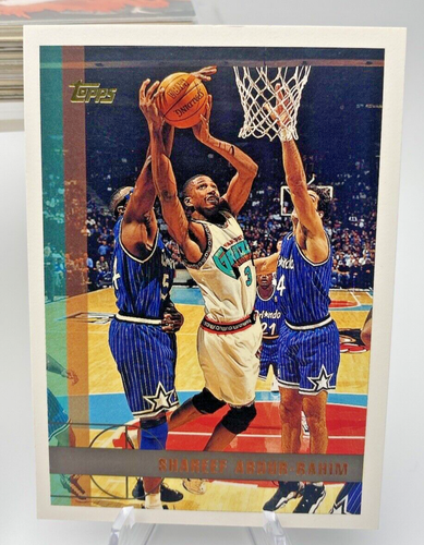 🐳 MEMPHIS GRIZZLIES LOT 38 NBA CARDS BRYANT REEVES SHAREEF ABDUR-RAHIM - Picture 4 of 15