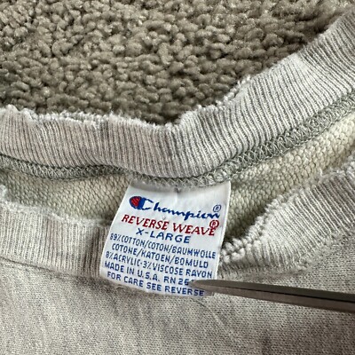VTG Champion Reverse Weave Sweatshirt Mens XL Gray Michigan State