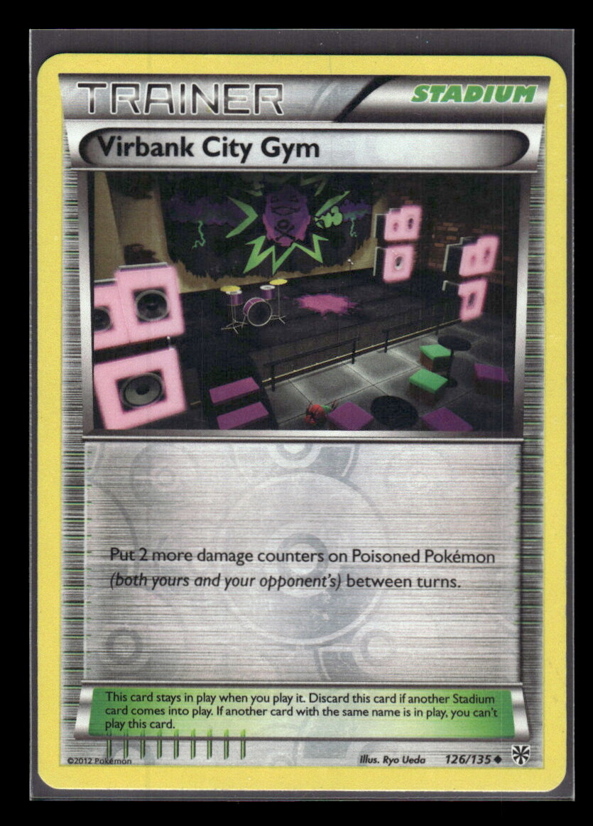 Pokemon Plasma Storm Virbank City Gym Reverse Holo #126/135