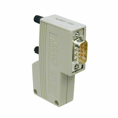 ERNI 104577 ERBIC REVERSE NODE HORIZONTAL PROFIBUS CONNECTOR, 9-PIN D-SUB MAL