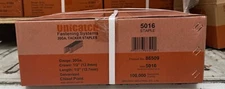 1-CASE 5016C 1/2" 20 GAUGE, 1/2" CROWN STAPLES FOR DUOFAST (20 BOXES 5000)