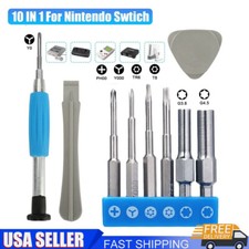 For Nintendo Switch SNES N64 NES Wii Triwing Screwdriver Repair Tool Kit 10 in 1