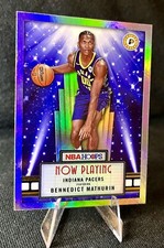 2022-23 Hoops Now Playing 🎥 Rookie Holo #6 Bennedict Mathurin🔥