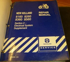 New Holland 8360 8560 Tractor Electrical System Schematic Service Repair Manual