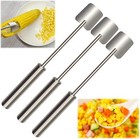 Corn Cutter Corn Peeler Stainless Steel Splitter Tool with Ergonomic Handle