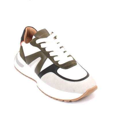 Alexander Smith 93c Multicolor Leather Lace-Up Sneakers Shoes 43 / US 10