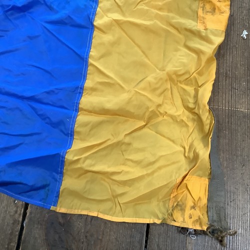 Vintage Seefahrt Kilo 20x30 Signal Flagge Segeln Maritim Buchstabe K Nylon Internationa - Bild 8 von 12