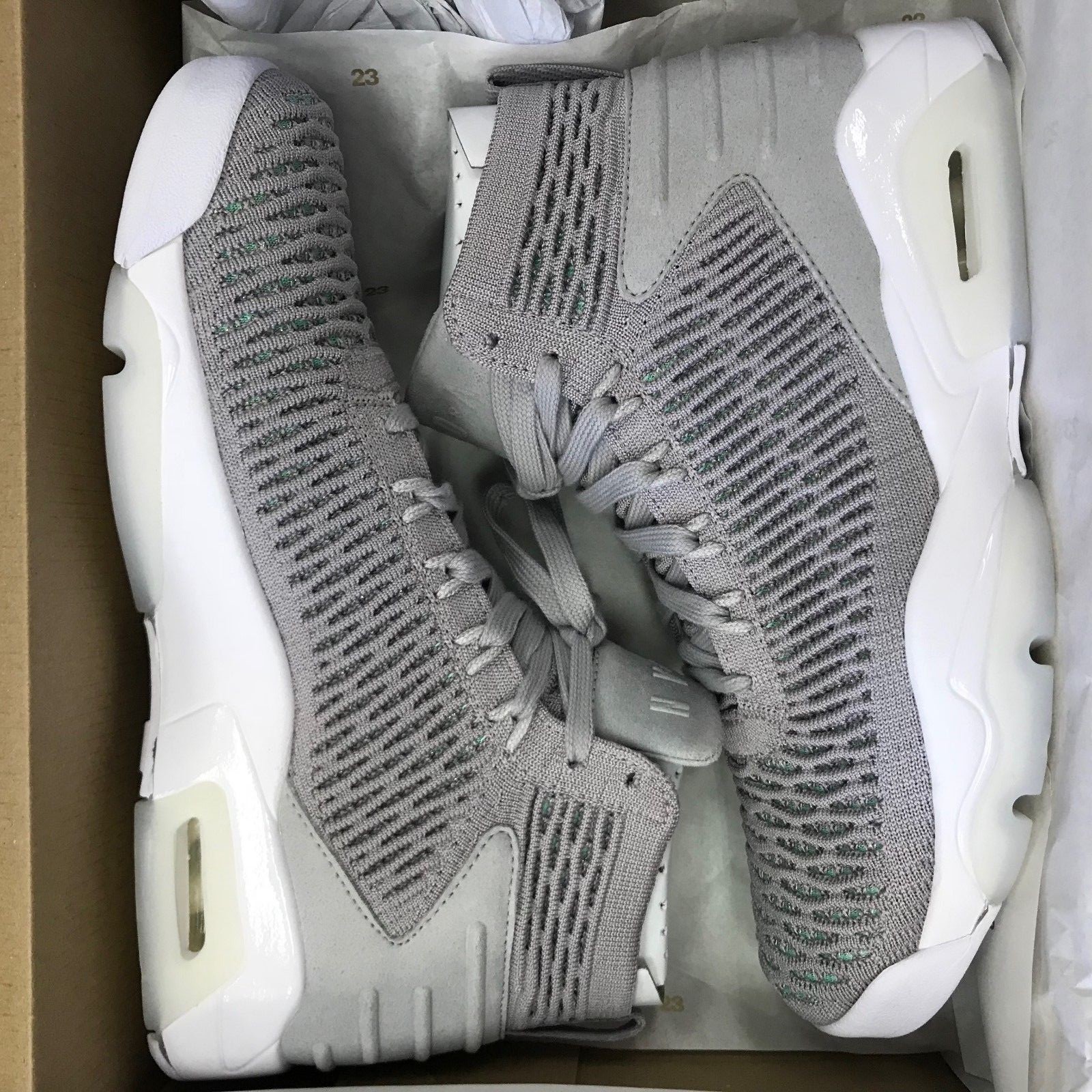 NIKE AIR JORDAN FLYKNIT ELEVATION 23 RETRO 6 VI ATMOSPHERE GREY AJ8207-004 Wild casual shoes Seasonal clearance sale NIKE AIR JORDAN FLYKNIT ELEVATION 23 RETRO 6 VI ATMOSPHERE GREY AJ8207-004 Wild casual shoes Seasonal clearance sale