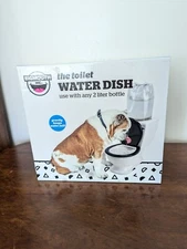 BIGMOUTH Inc Toilet Bowl Pet Water Drinking Dish Small Dogs and Cats Brand New