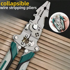 Electrician Tool Foldable Wire Strippers Electrical Pliers Wire Stripping Tool