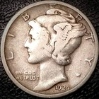 1924 D Mercury Dime - VG - 90% Silver Winged Liberty 10C