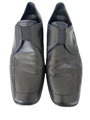 Prada Sport Linea Rossa Black Mens Loafers 9.5 UK US 10.5 Y2K Shoes 4P0934 Luxe