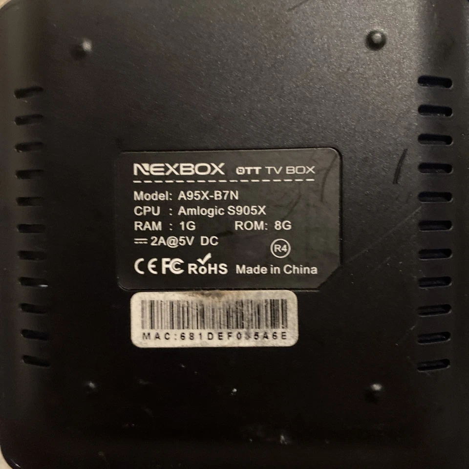 Nexbox A95X Android 6.0 TV Amlogic S905X Quad Core 3D 4K HD Support 2.4 Untested - Image 2 of 3