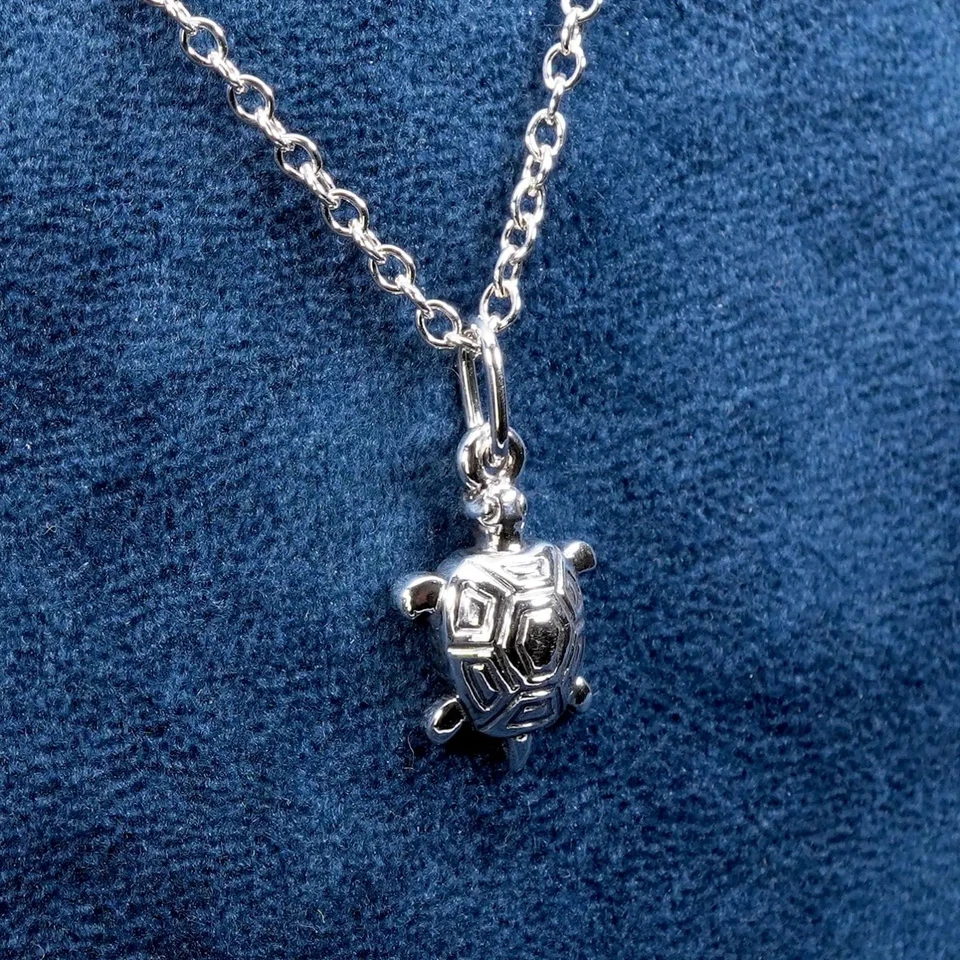 Raro Collar Colgante Georg Jensen 8 Tortugas/24-5852S Foto 4 de 4