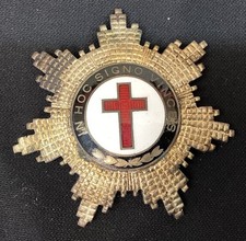 Masonic Knights Templar Hoc Signo Vinces Badge