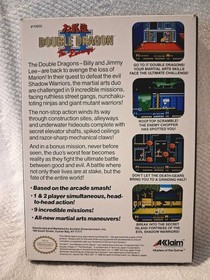 Double Dragon II 2 (Nintendo NES) Box and Cart Great Condition!