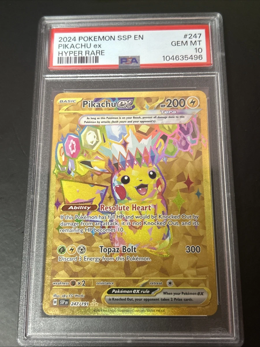 Pikachu Pokémon TCG Professional Sports Authenticator (PSA) Grade