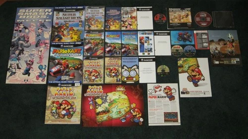 Super Smash Bros. Melee Mario Kart: Double Dash Paper Mario GameCube Complete