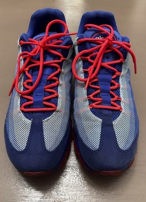 Nike Air Max 95+ BB Royal Blue Red 554715-464 Men's Size 10 Rare