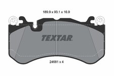 TEXTAR Bremsbelagsatz Scheibenbremse 2468101 f&uuml;r MERCEDES KLASSE W463 AMG GT SL