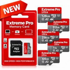 Micro SD Card 64GB 128GB 256GB 512GB 1TB V30 U3 Memory Card Drone Dash CamCamera
