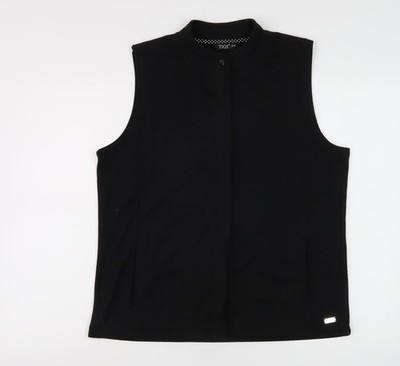 Schwarze Basic-Jacke Damen UK-Größe 14 von Tigi