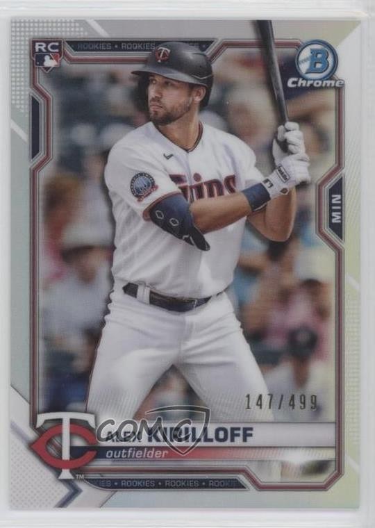 2021 Bowman Chrome Refractor 147/499 Alex Kirilloff #3 10j2
