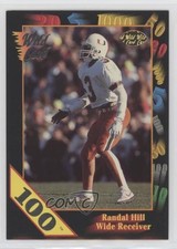 1991 Wild Card Draft 100 Stripe Randal Hill #104 Rookie RC 4hj. rookie card picture
