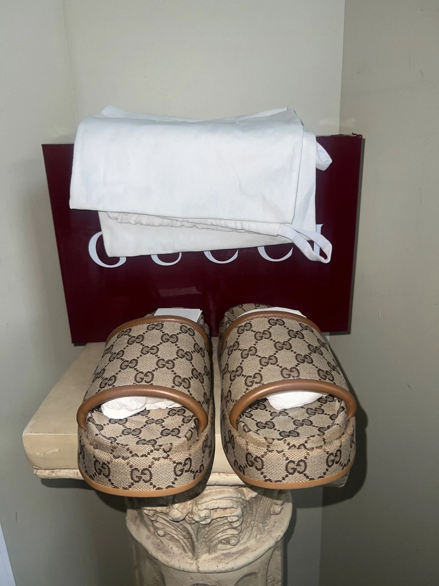 Gucci Flat (Under 1 in) Slide Sandals for Women for sale | eBay