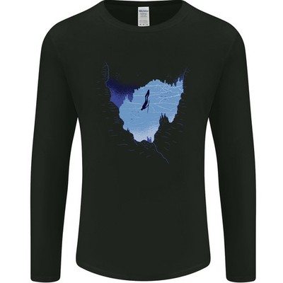 Freediving Diver Scuba Tauchen Herren Langarm T-Shirt