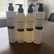Crabtree  Evelyn Gardeners 4-Piece Set  Shampoo Conditioner Body Wash Lotion 