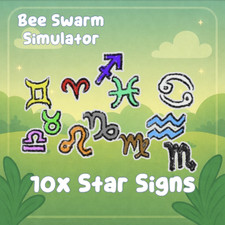 Bee Swarm Simulator  Bundle of 10 Star Signs  Cheap Prices  Fast Delivery 