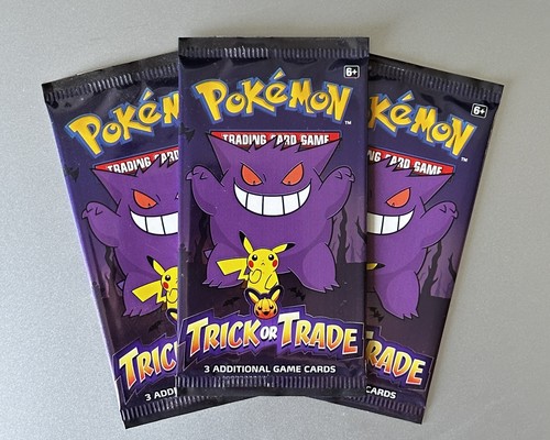 10 Pack Pokemon TCG Trick or Trade Booster Packs 2022 Halloween Card Lot Bundle