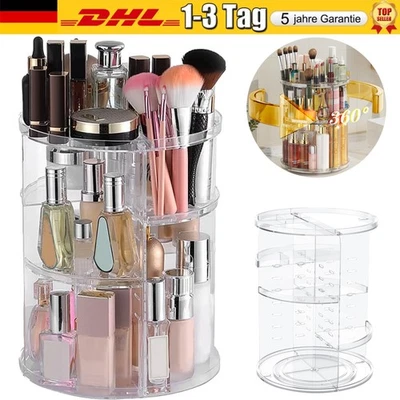 MARKENLOS Make up Organizer Drehbar 360° Rotating Makeup Organizers für Kosmetik, Dresser