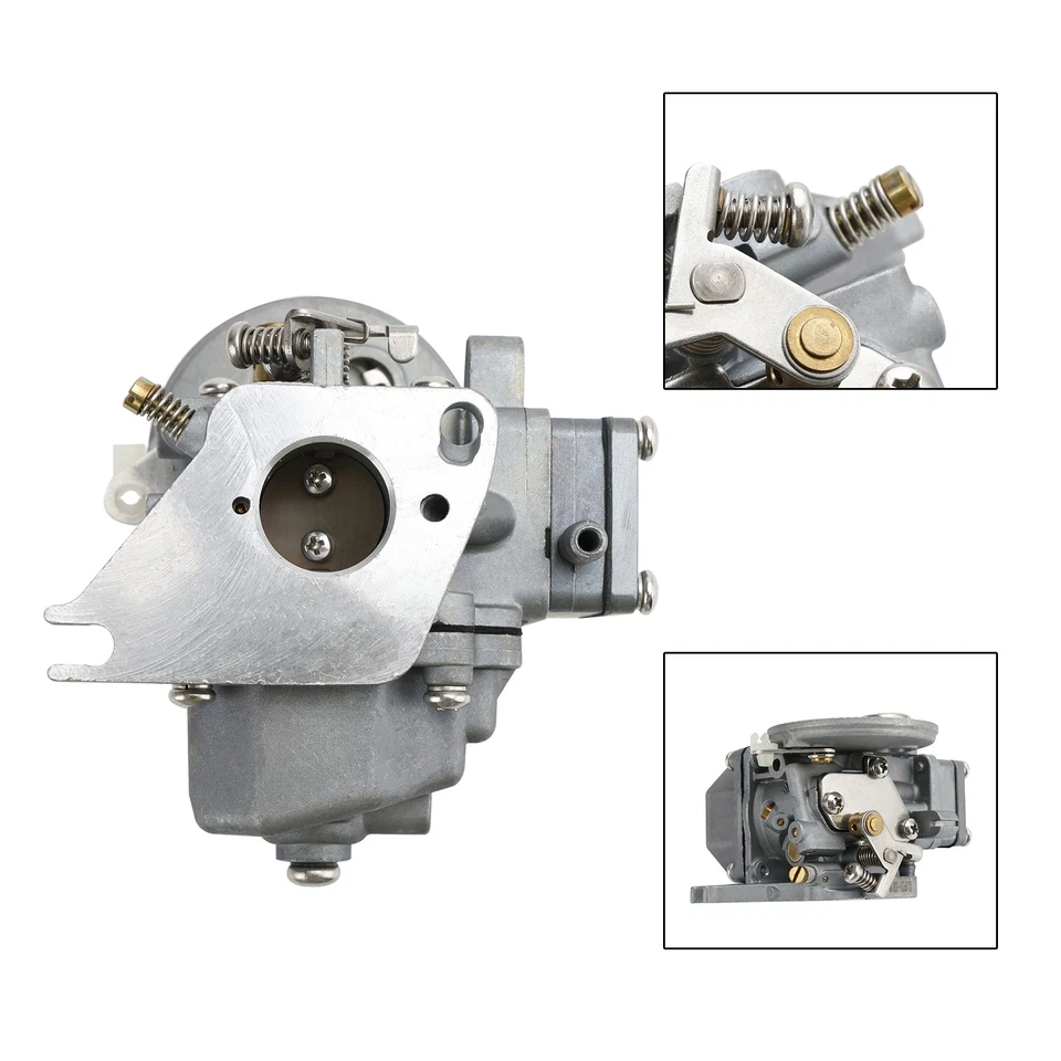 Outboard Engine Carburetor Carb fit for Yamaha 2 Stroke 4HP 5HP 6E0-14301-05 - Image 4 of 4