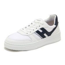 O0457 SNEAKER UOMO HOGAN H630 MAN SHOES WHITE/BLUE