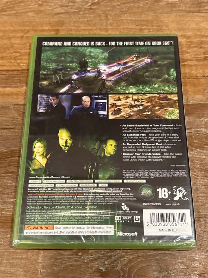 NEW Sealed - Command & Conquer 3 Tiberium Wars - Xbox 360 Game PAL - Image 2 of 3