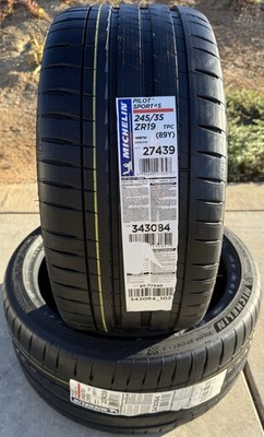 TWO NEW 245/35ZR19 (89Y) Michelin Pilot Sport 4S ZP TPC Corvette