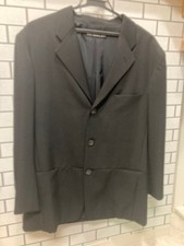 ISSEY MIYAKE Black Tailored 3-Button Jacket Formal Casual EK AFB