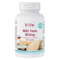 Yamswurzel-Extrakt 500 Mg - 60 Kapseln, 20% Diosgenin - Vegan | Vive Supplements