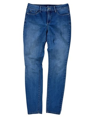 NYDJ Ami Blue Medium Wash High-Rise Skinny Legging Denim Jeans Women's Size 10