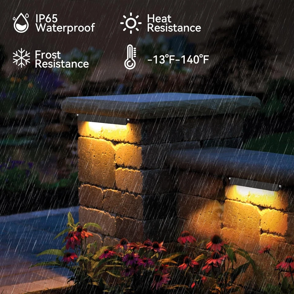 12 peças luzes de LED de 7 polegadas para paisagem 5W luzes de passo externas - Imagem 3 de 4