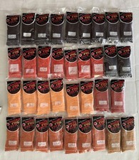 Vintage Red Heart Bulky Rug Yarn Latch Hook Coats  Clark Lot Of 35 Sealed Bags