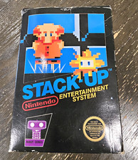 Nintendo NES Stack-Up Robot Series Puzzle Game Cartridge w/ Box Manual Inserts