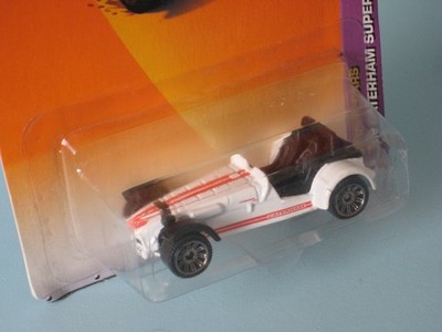 Matchbox Caterham Superlight R500 White Body English Sports Car Toy Model 63mm k