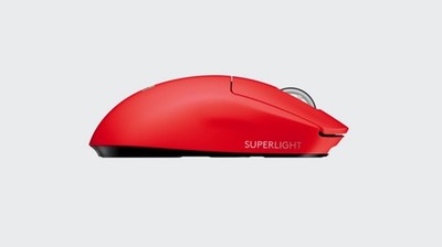 PRO X SUPERLIGHT Wireless Gaming Mouse-RED-2.4GHZ-#215 996-000403