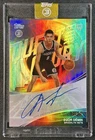 EGOR DEMIN 2025-26 TOPPS THREE 3 #QG-ED ROOKIE QUEST FOR GLORY AUTO RC 10/10