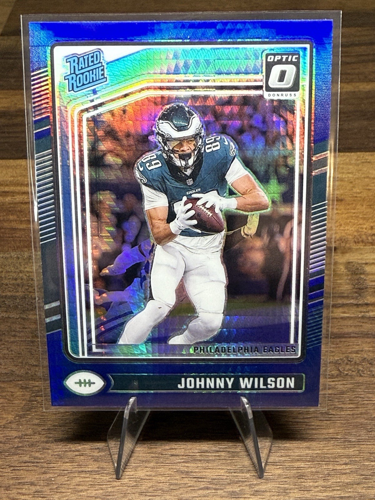2024 Panini Donruss Optic Johnny Wilson RC Rated Rookie Blue Scope #256