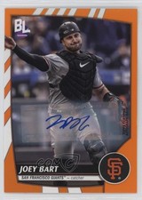 2023 Topps Big League Retail Electric Orange Auto Joey Bart #160 Auto 1dm4